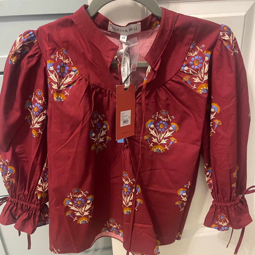Hunter Bell Rory Top blouse NWT XS